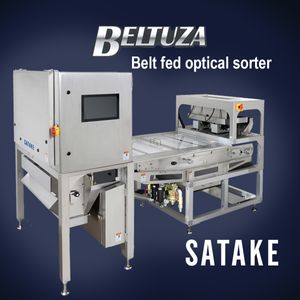 Satake Beltuza - Belt fed optical sorter